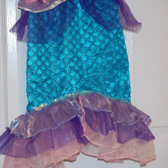Mermaid Ariel little girl size 4-6x kids costume - Picture 3 of 8